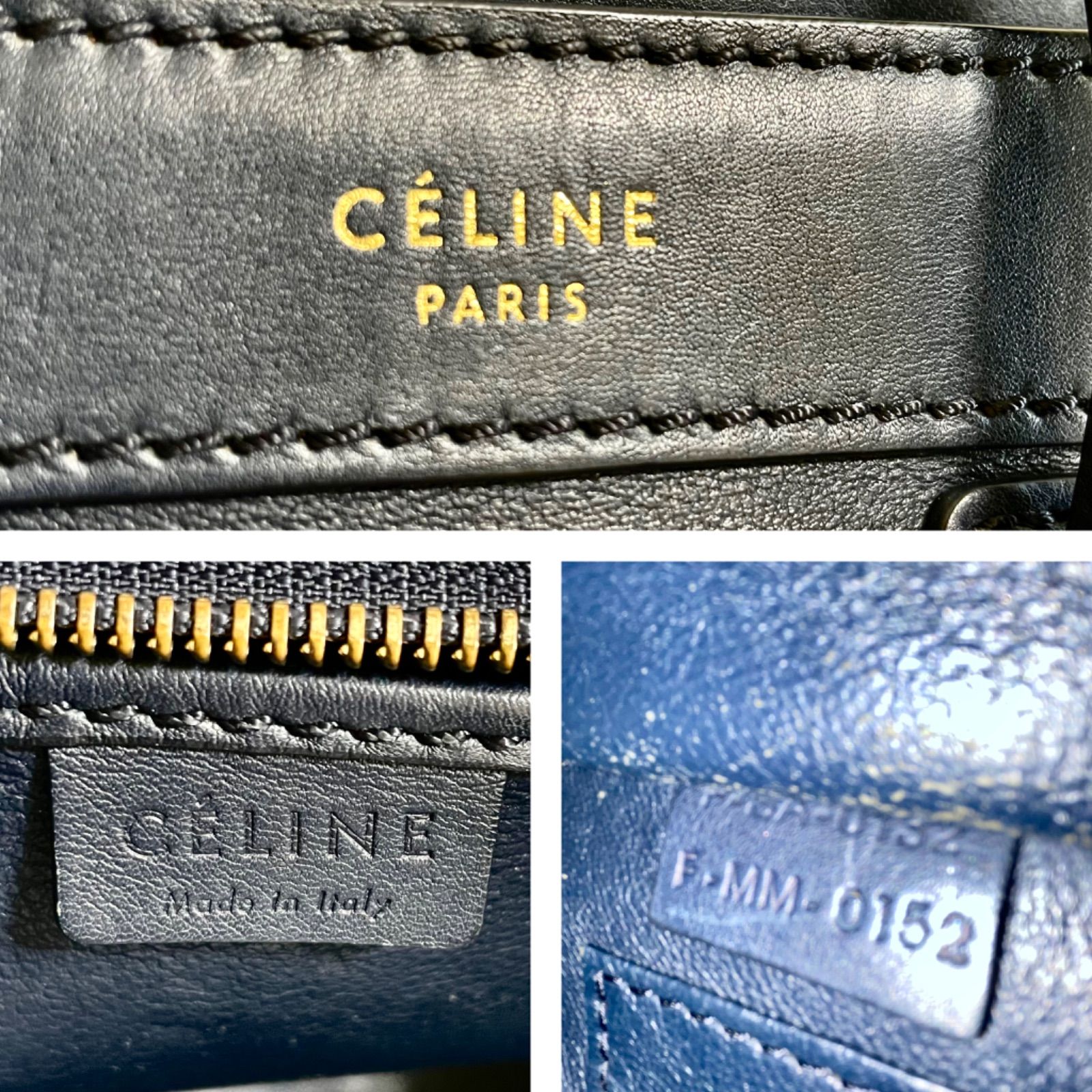 CELINE セリーヌ(旧ロゴ) ラゲージ ナノショッパー ショルダーバッグ 