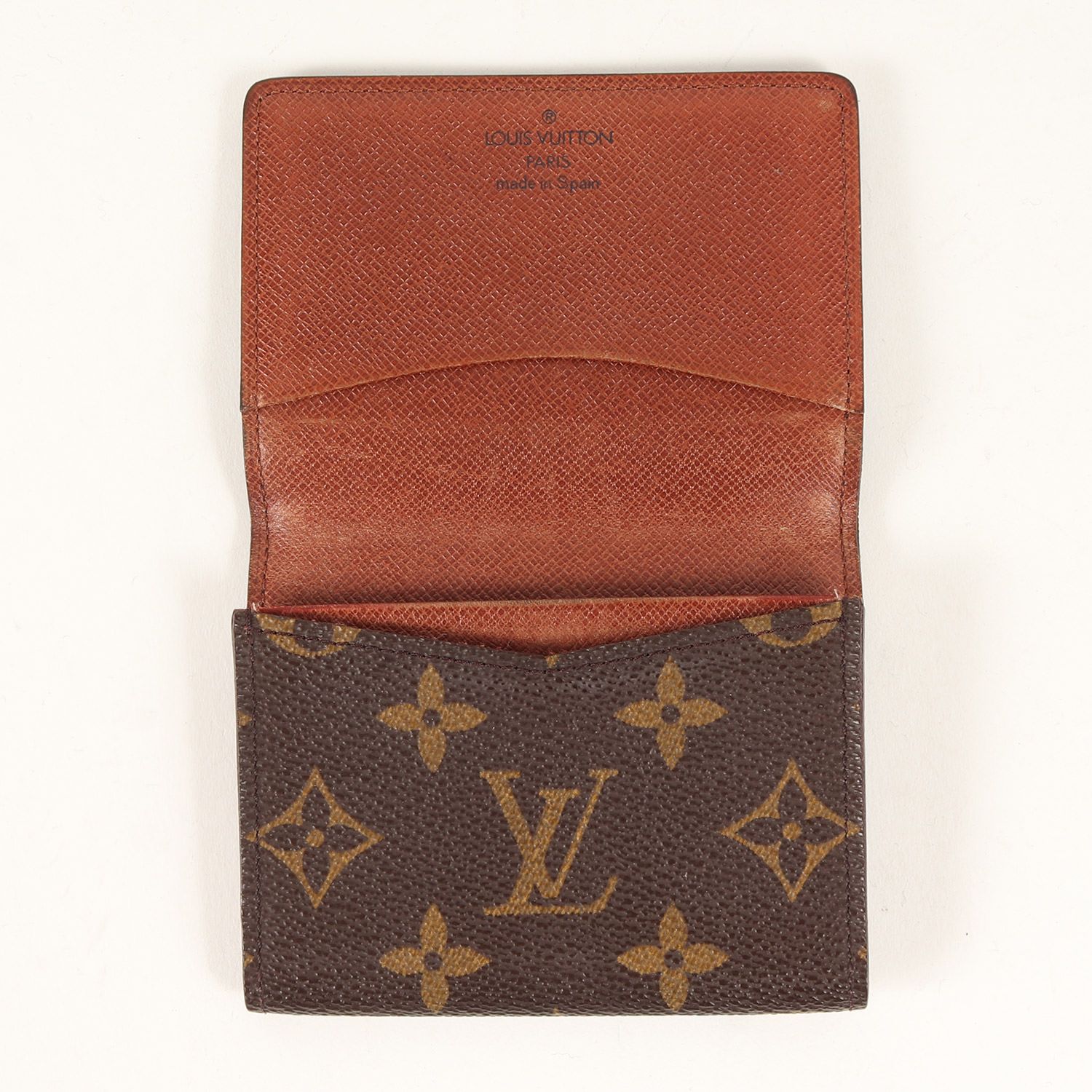Louis Vuitton 名刺入れ ブラウン モノグラム カルトドゥヴィジット ルイヴィトン モノグラム アンヴェロップカルトクヴィジット 名刺入れ