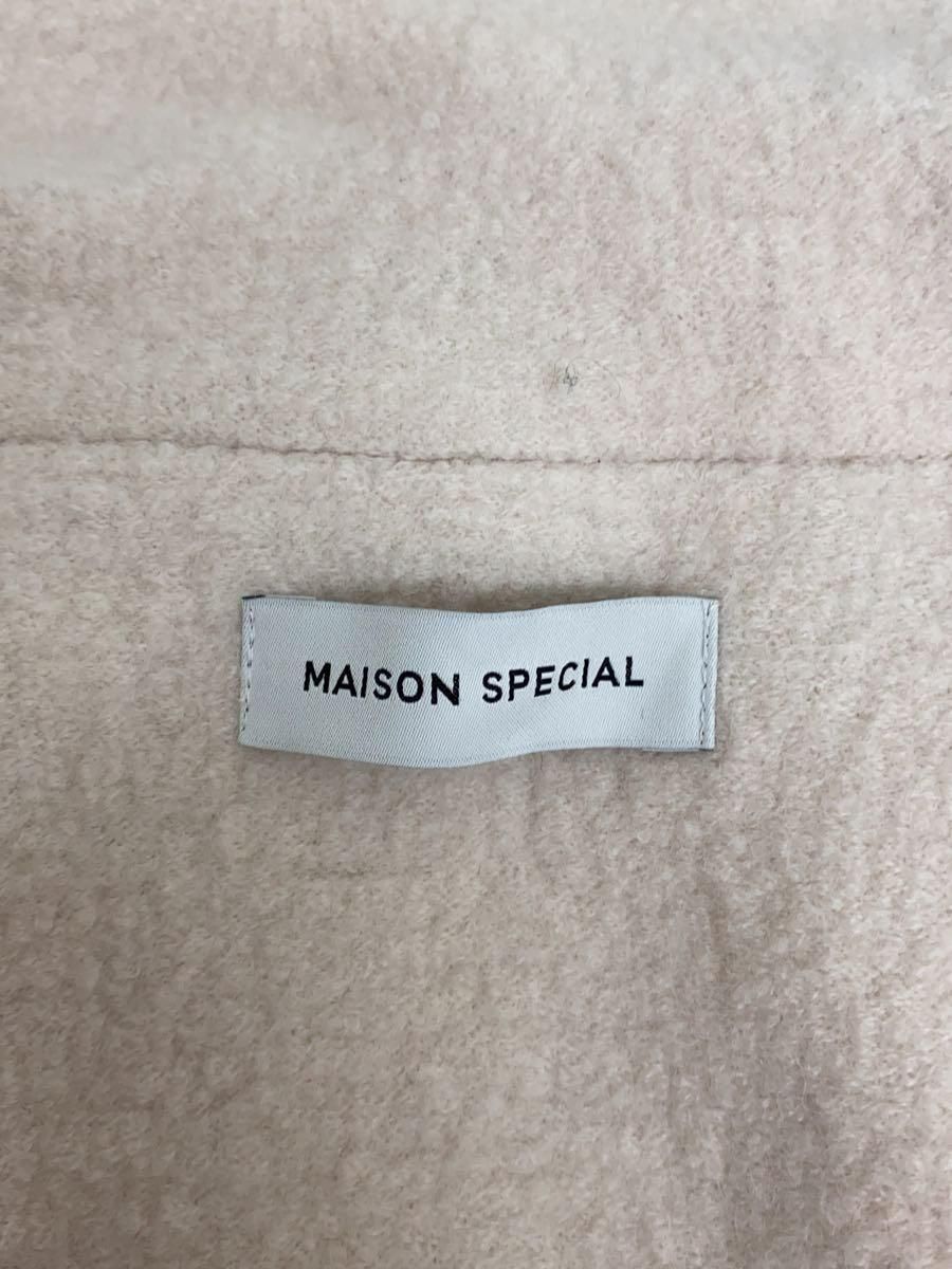 MAISON SPECIAL コート M ポリエステル ホワイト 21212165101