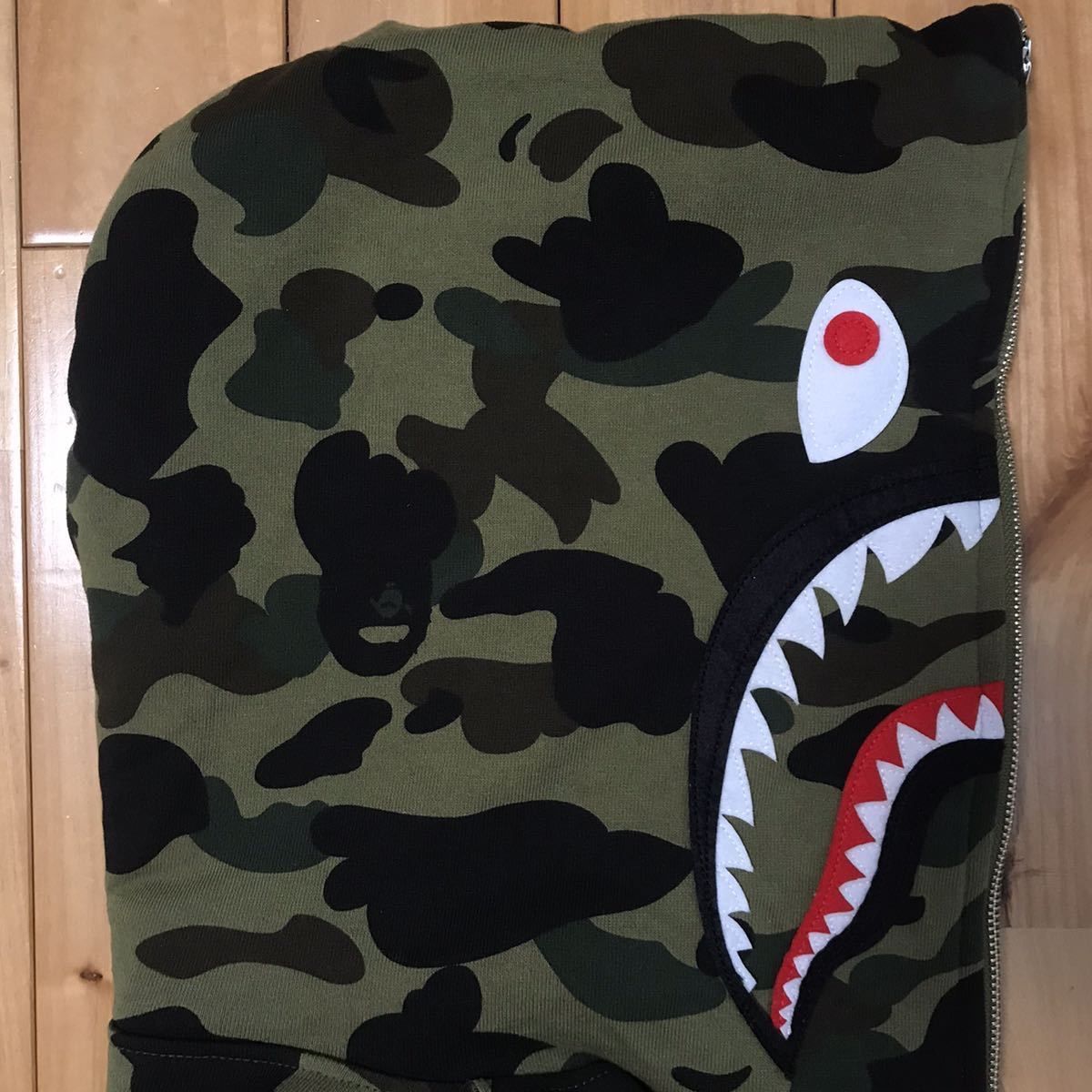 BAPE camo シャークパーカー shark ベイプ ape エイプ 迷彩 BAPE camo シャークパーカー shark ベイプ ape エイプ 迷彩