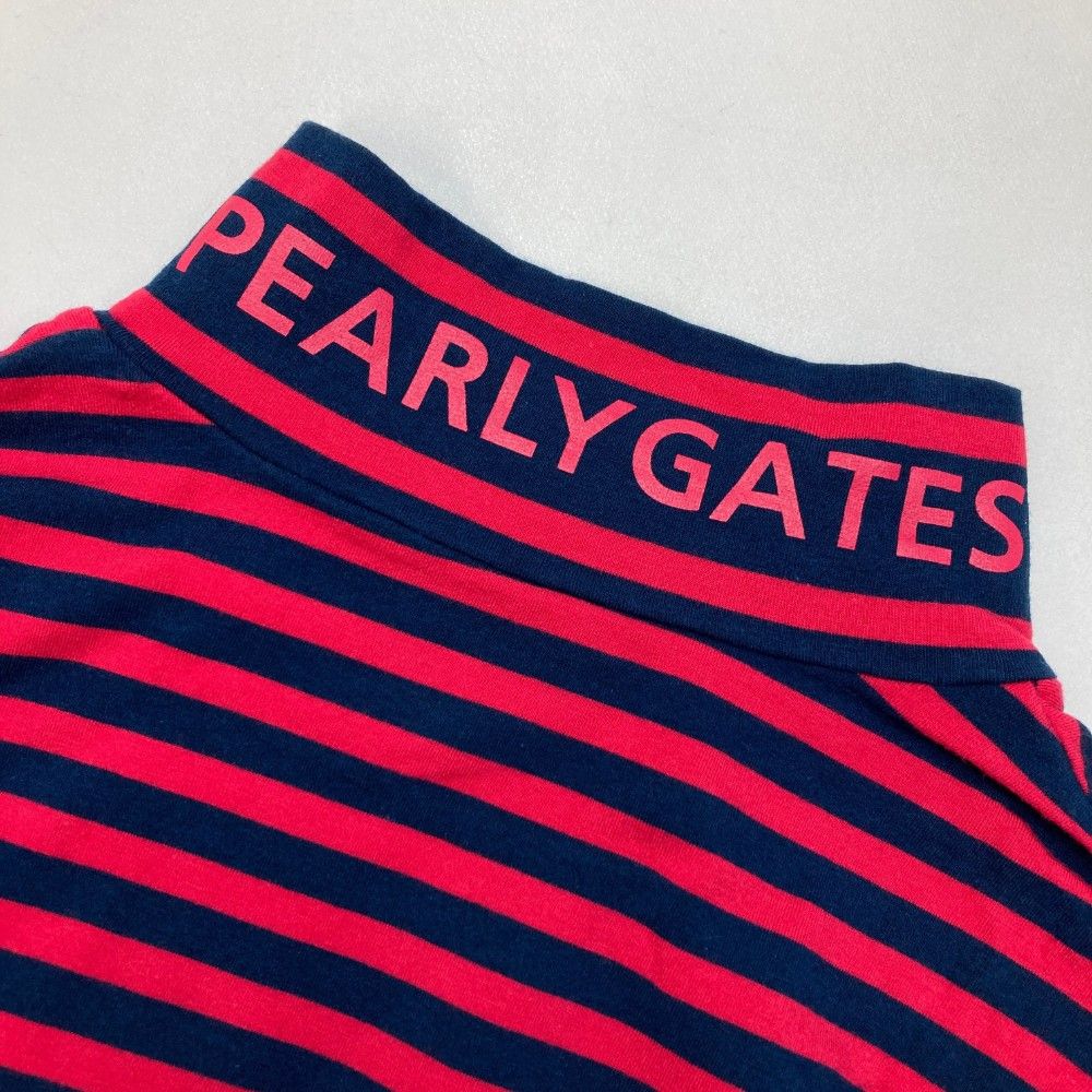 サイズ：4 PEARLY GATES パーリーゲイツ ハイネック長袖Tシャツ