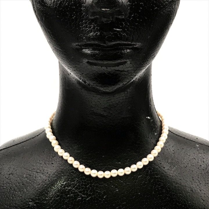 超美品 MIKIMOTO ミキモト アコヤ真珠 パール シルバー刻印 5.8