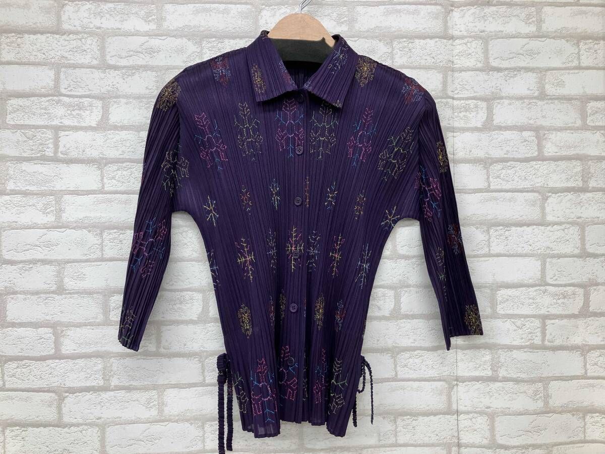 PLEATS PLEASE PP53-JJ722 プリーツ プリーツ 長袖シャツ・ブラウス