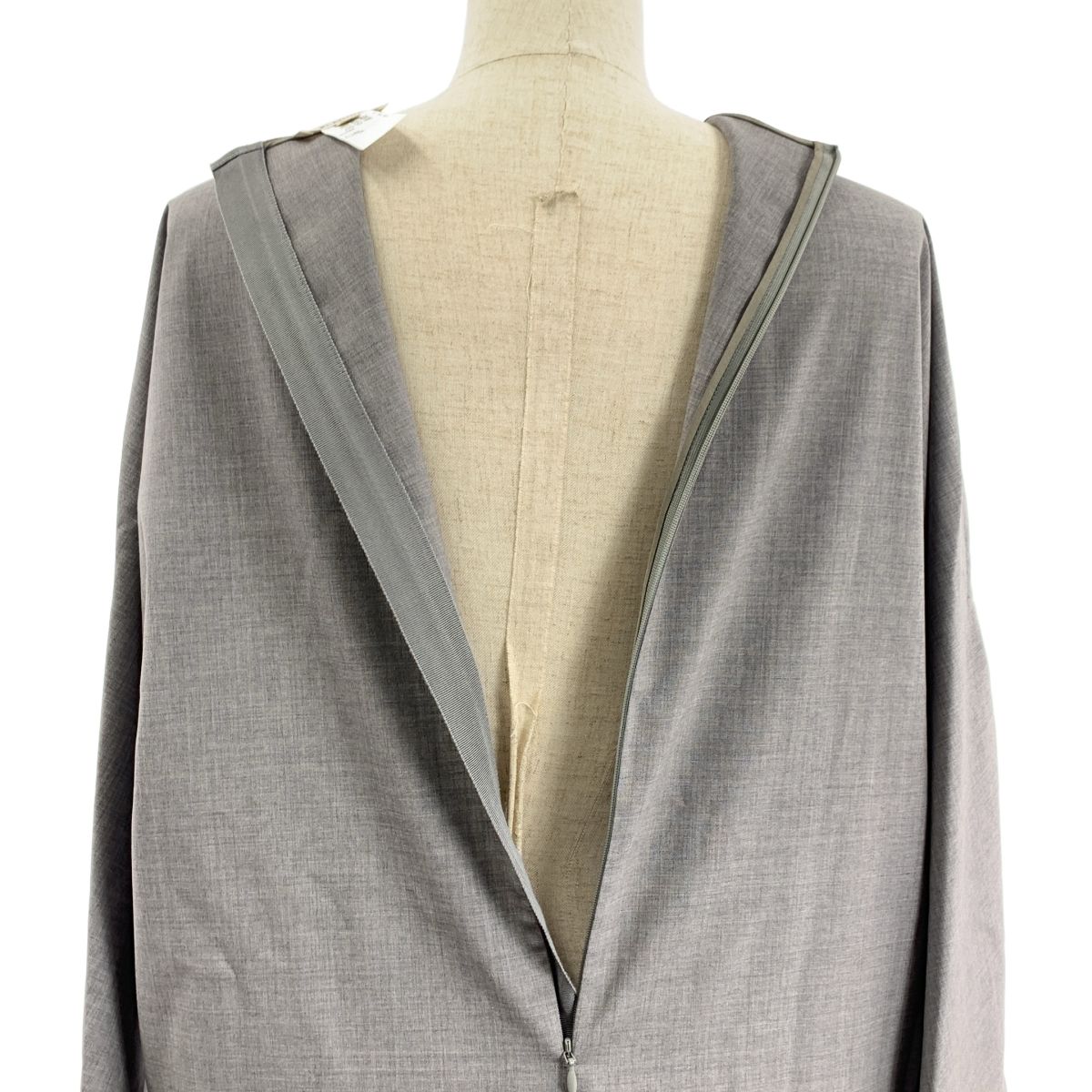 クルーネックロングスリーブワンピース 36