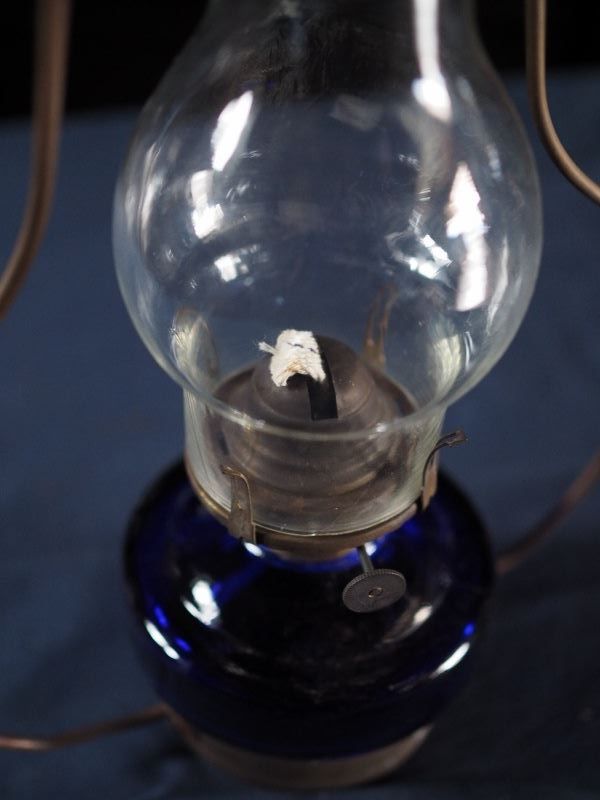 レトロな青いランプ 昭和初期