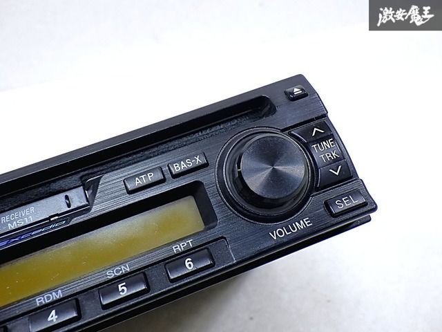 SANYO CDF-MS11 1DIN MD CD FM 希少良好固体SANYO CD⁄MDチューナー CDF
