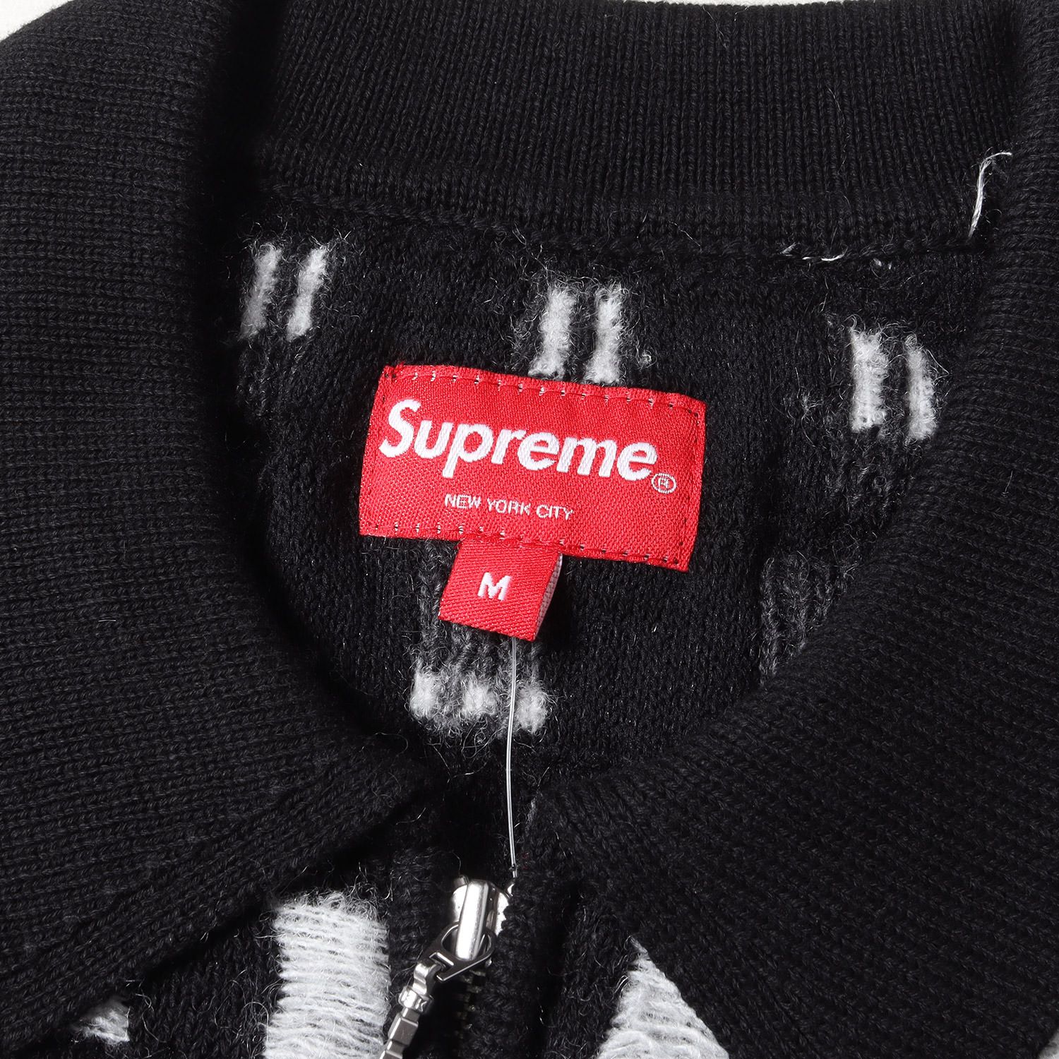 SUPREMEシュプリーム 半袖ニットサイズＭ　黒 新品 Supreme シュプリーム ポロシャツ サイズ:M グラデーション