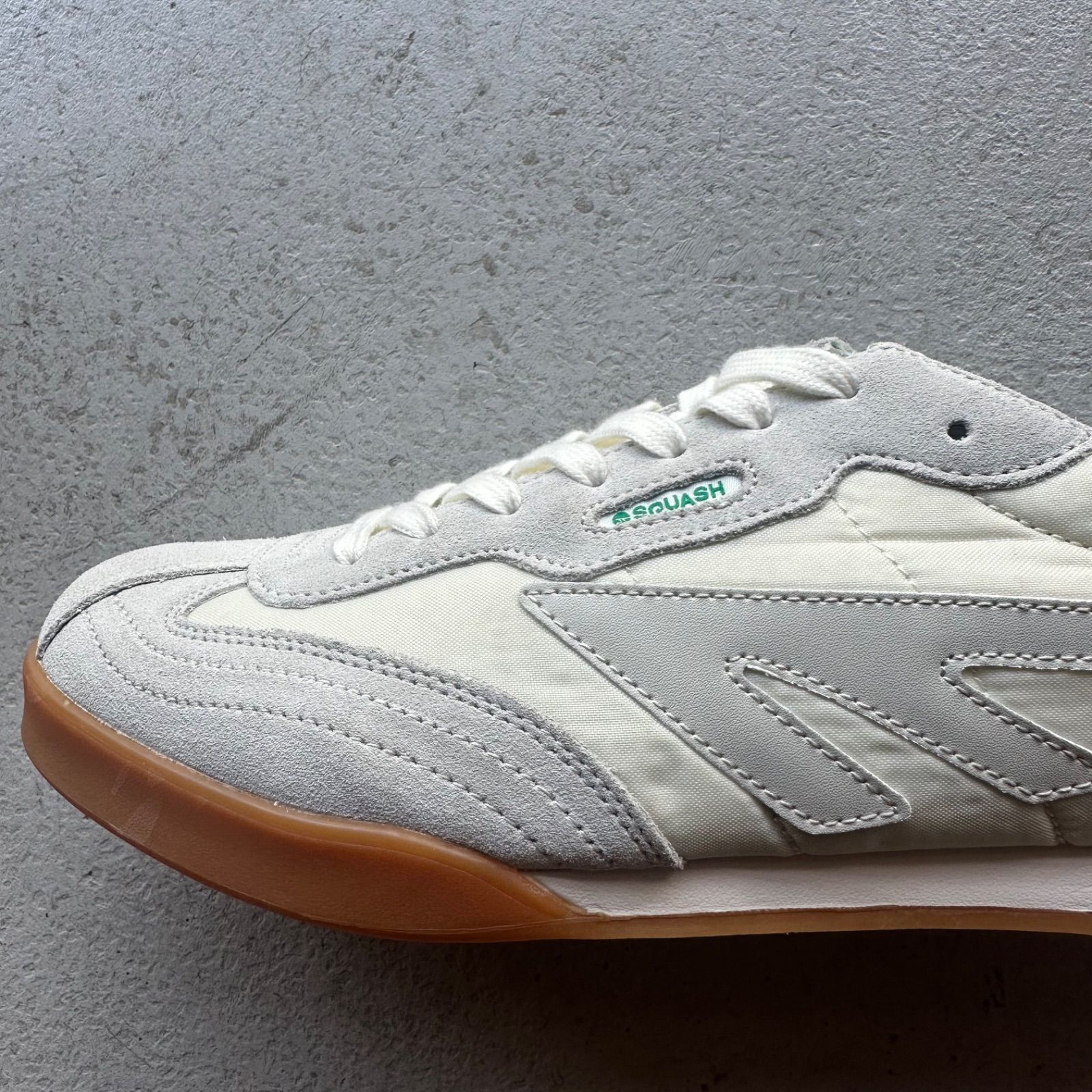 HI-TEC SQUASH WHITE / GREEN ハイテック スカッシュ ホワイト グリーン original オリジナル 28cm