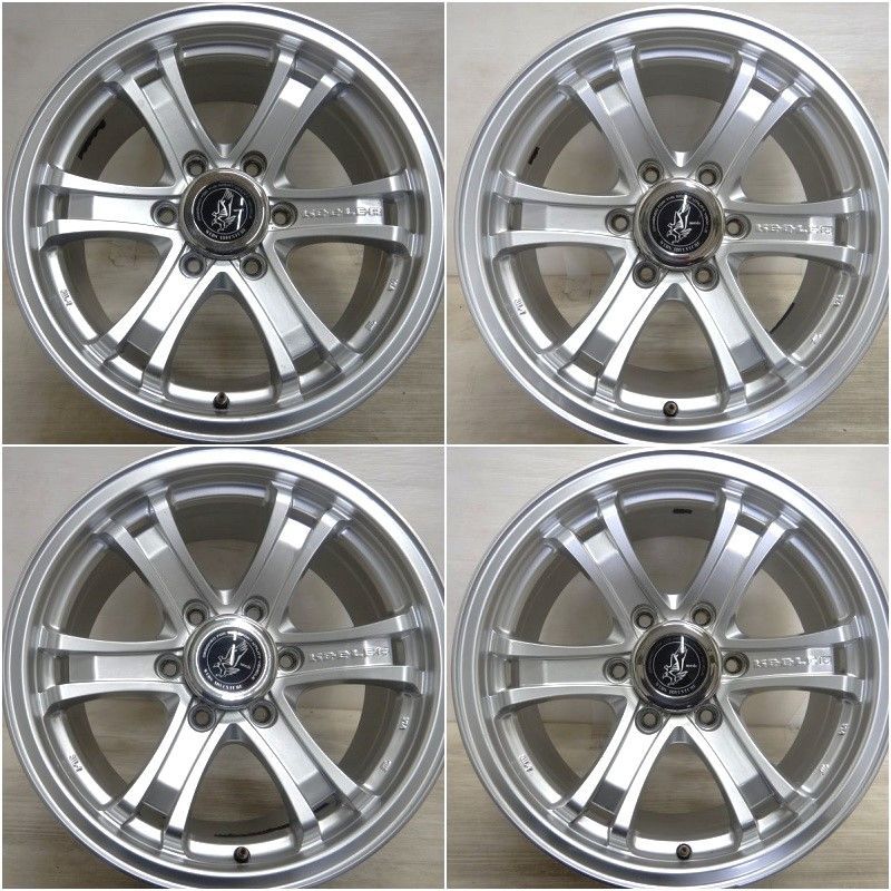美品！Weds KEELER 17インチアルミホイール 4本！ランクル・サーフ等 中古 17インチ アルミ Weds KEELER ウェッズ キーラー 4本セット