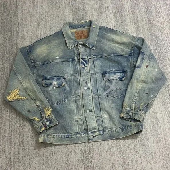 セントマイケル 　ダメージ加工　ヴィンテージ加工　デニムジャケット SAINT MICHAEL セント マイケル BerBerJin デニム ジャケット