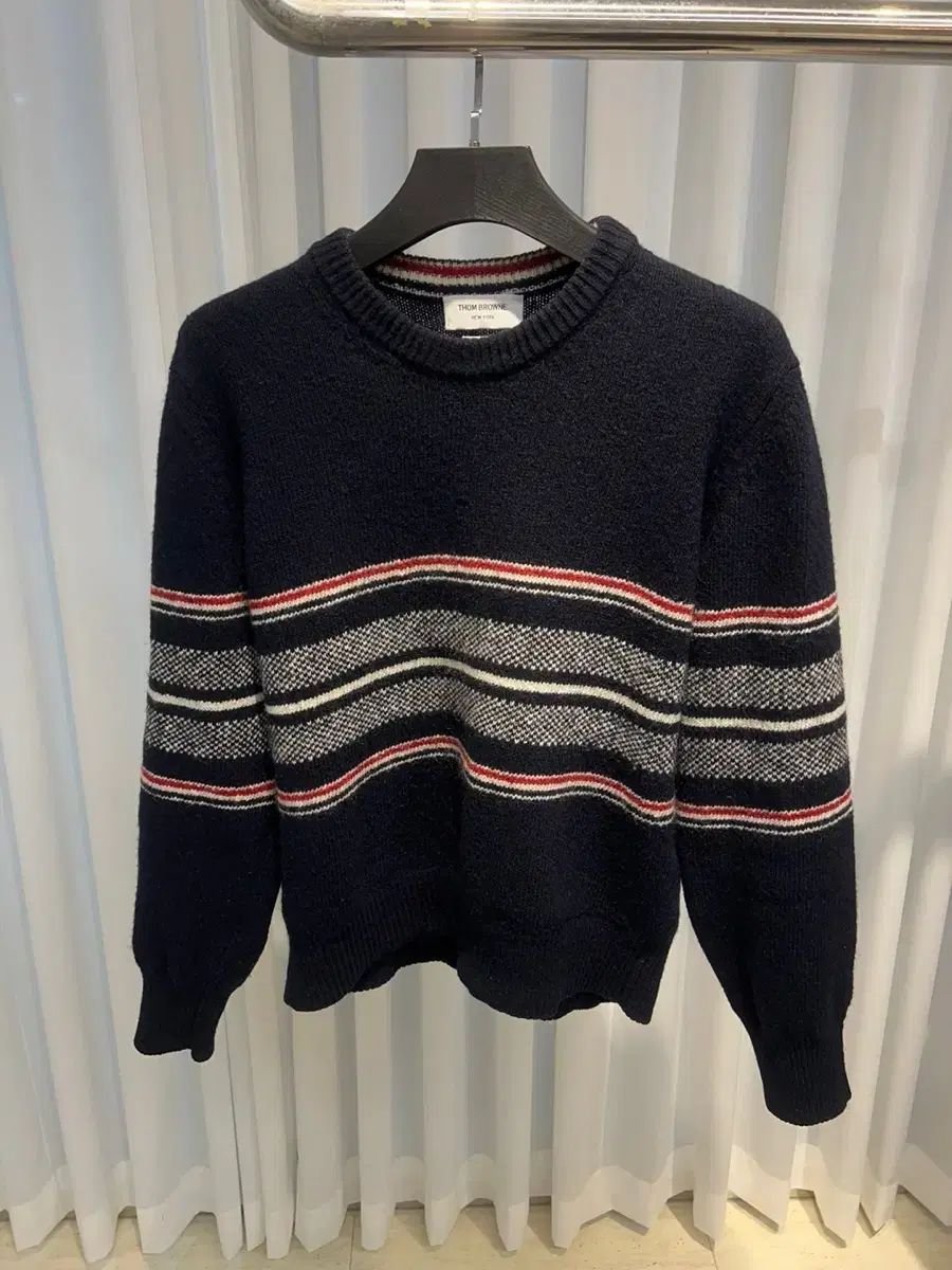（ 4 ） Thom Browne(トム・ブラウン) モヘア ツイード スピリフ ニット セーター