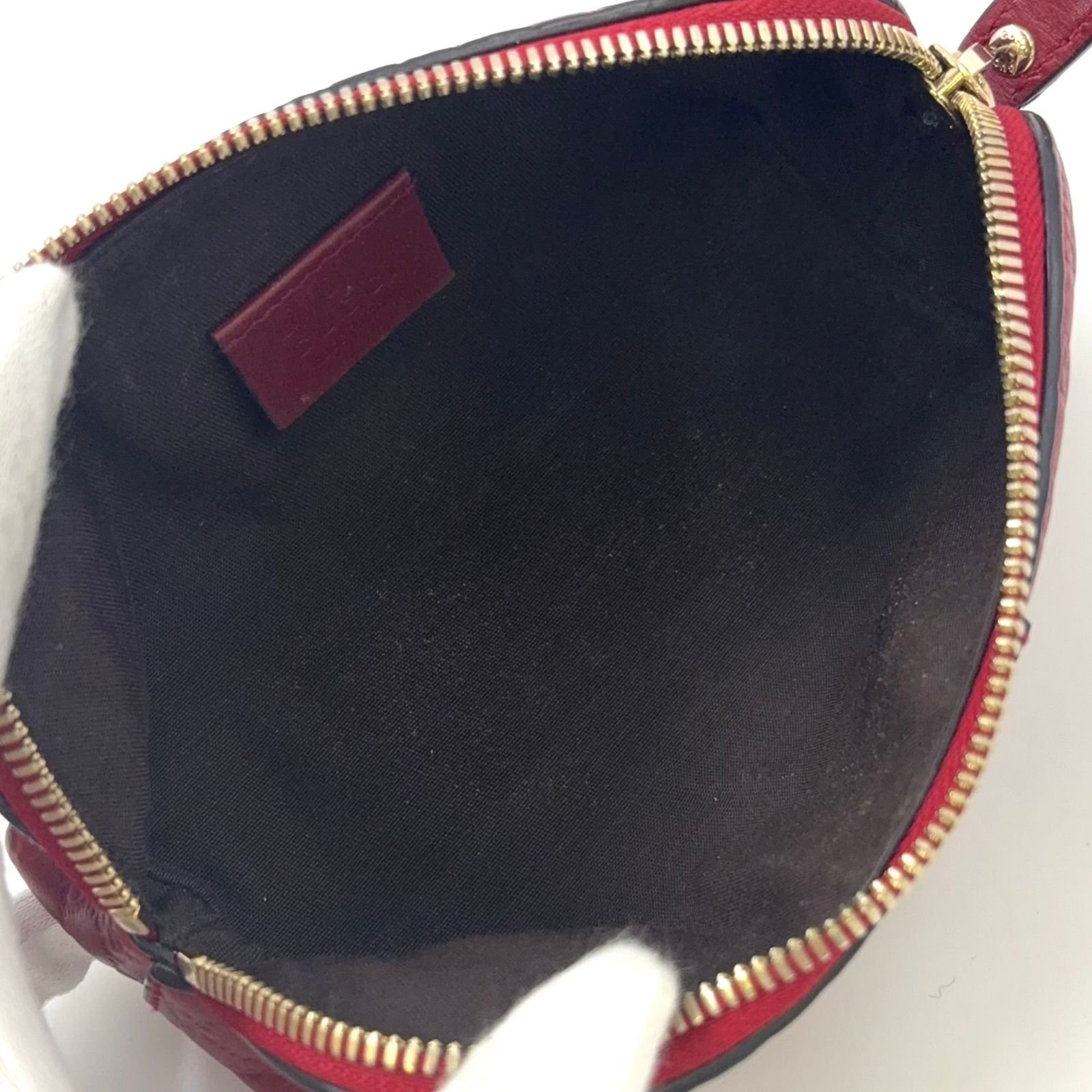 ◆貴重！◆ GUCCI グッチ　グッチシマ　レザーポーチ グッチ グッチシマ レザー ポーチ ピンク Aランクの買取参考