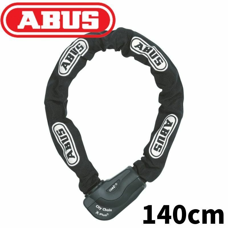 ABUS アブス グラニット シティチェーン Xプラス 1060 バイク 自転車 チェーン ロック 140cm