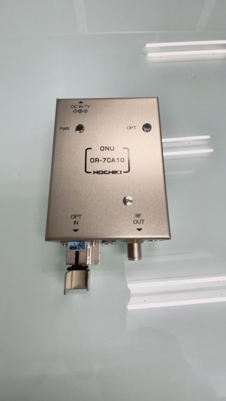 【未使用】２台セット OR-7CA10 V-ONU「TV光受信機」ホーチキ Yahoo!オークション - 【未使用】V-ONU OR-7CA10 「TV光受信機