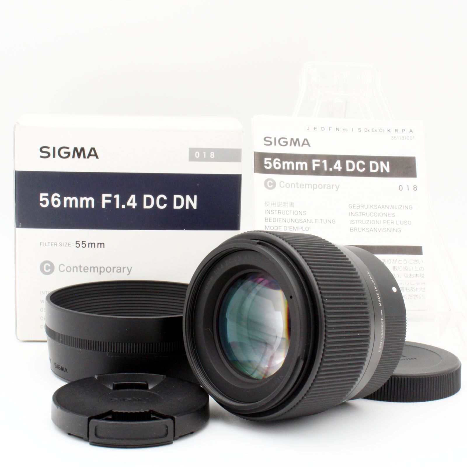 SIGMA 56mm f1.4 DC DN ソニーEマウント 新品級】SIGMA 56mm F1.4 DC