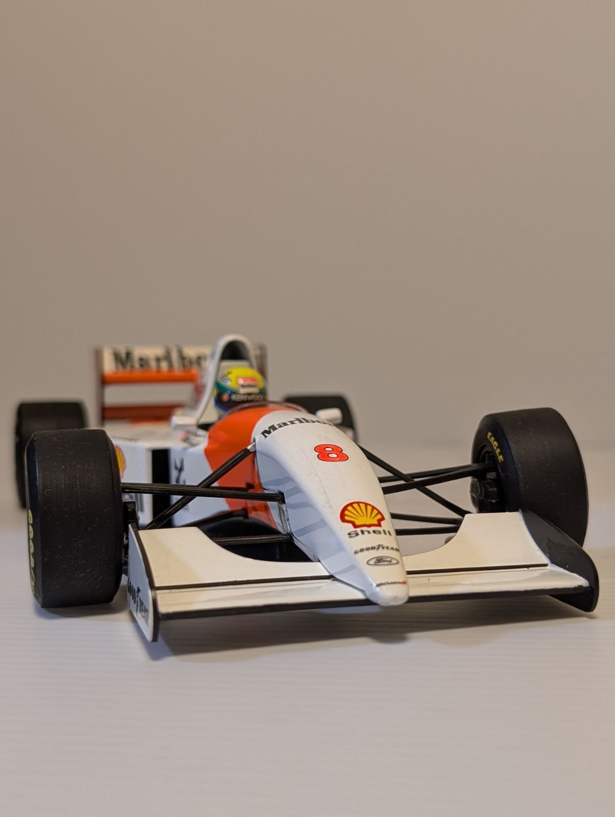 カスタム 1 18 ミニチャンプス マクラーレンMP4 8 アイルトン セナ