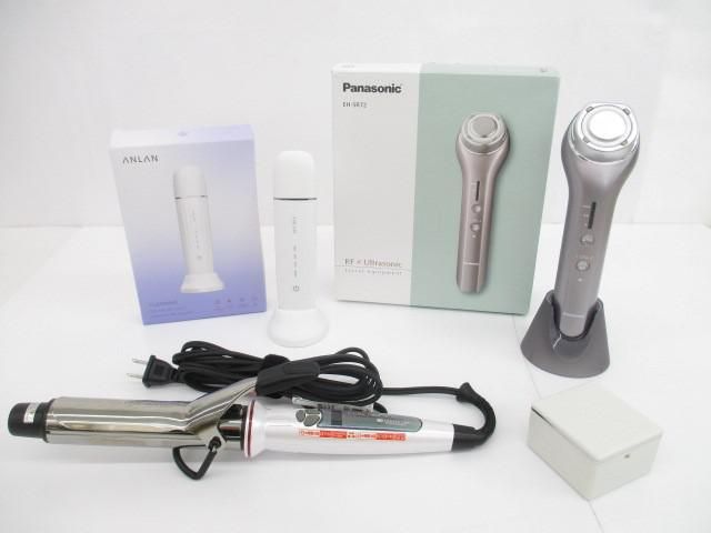 良品 パナソニック RF美顔器 EH-SR72/クレイツイオン カールアイロン/ANLAN 美顔器等 4点 家庭用美容器