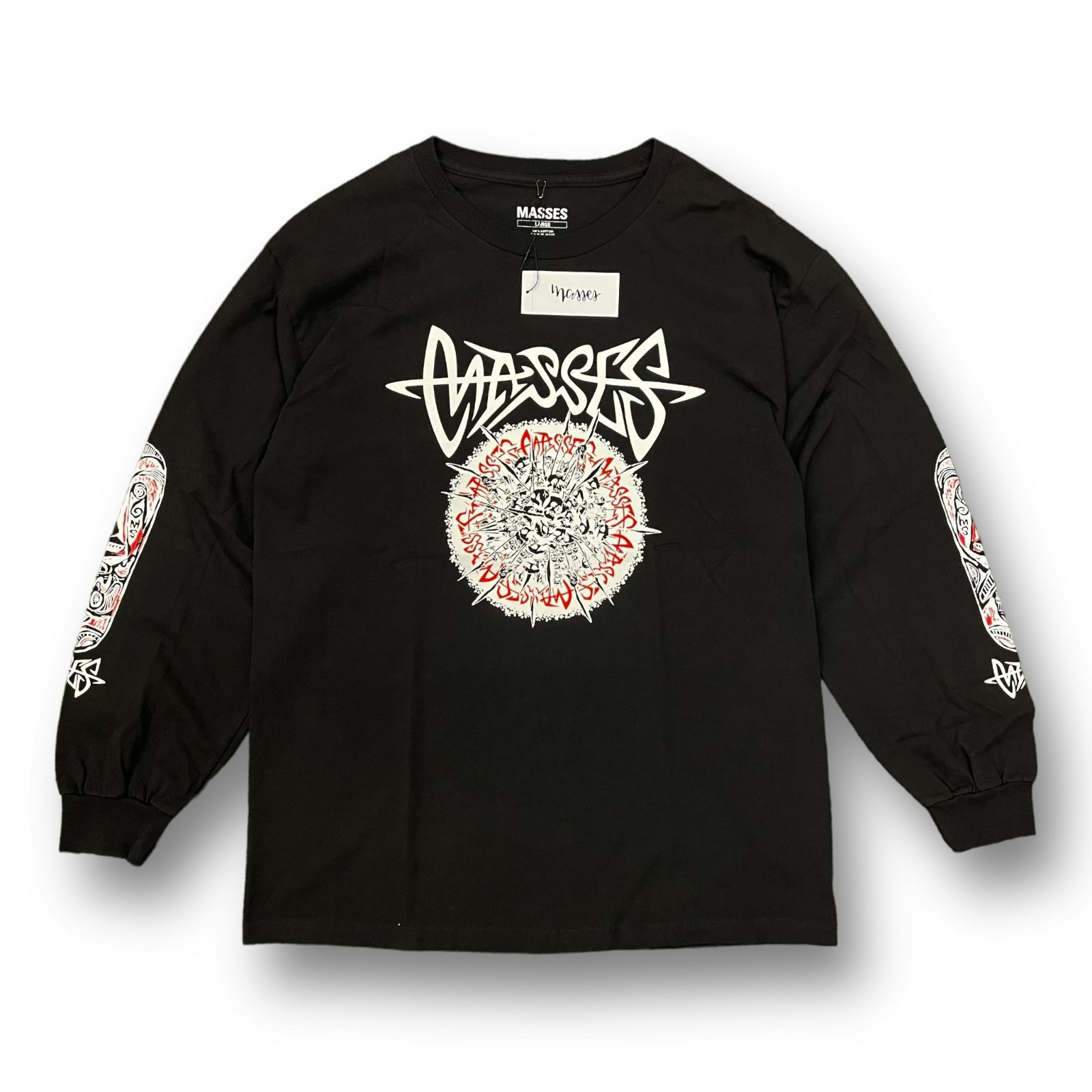 定価13200円 新品 MASSES T-SHIRT L/S SPEAR ティーシャツ ロング 