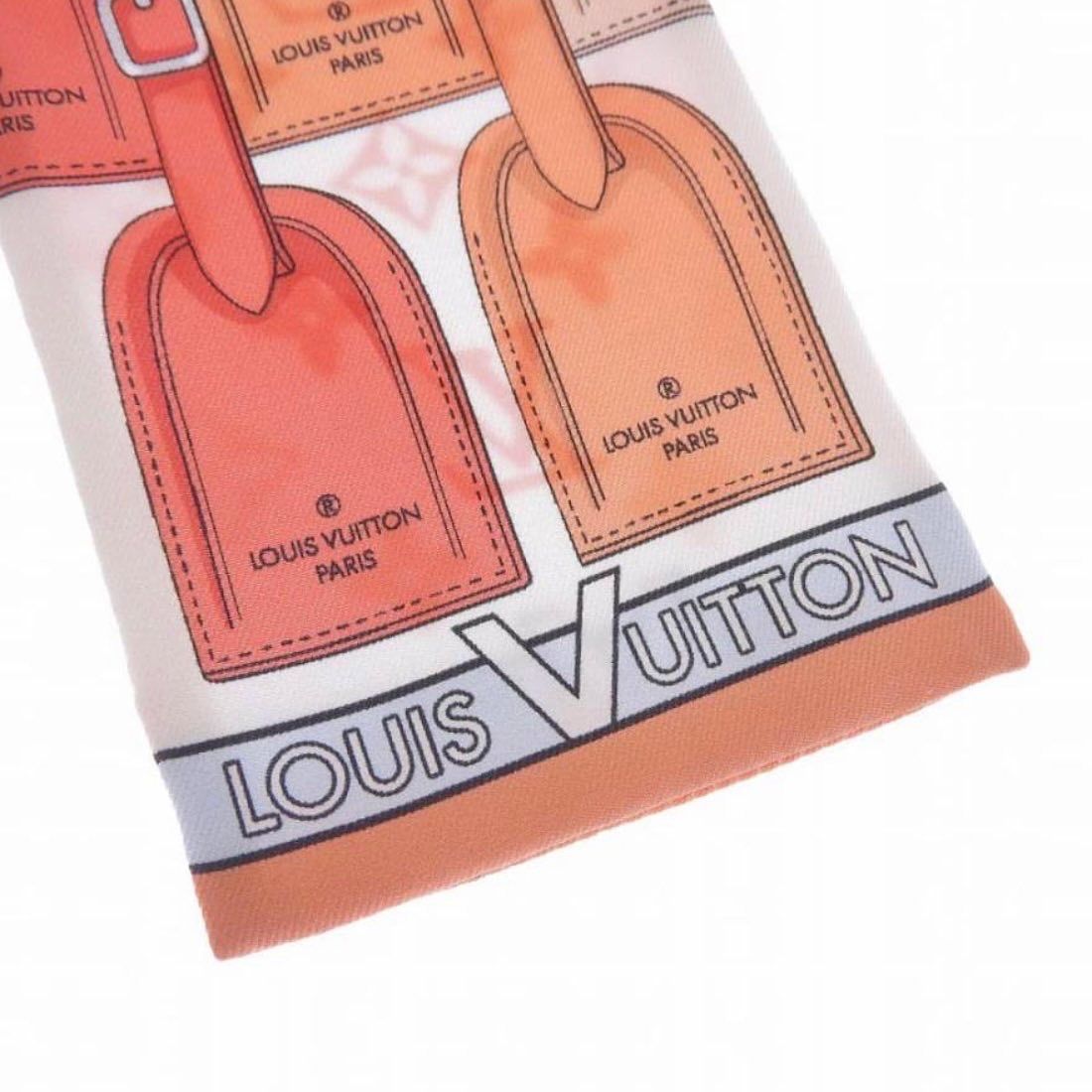 【ポン】大人気タグ付き◆新品未使用◆ルイ・ヴィトン バンドー LVスカーフ LOUIS VUITTON ルイヴィトン スカーフ バンドー LVワールド