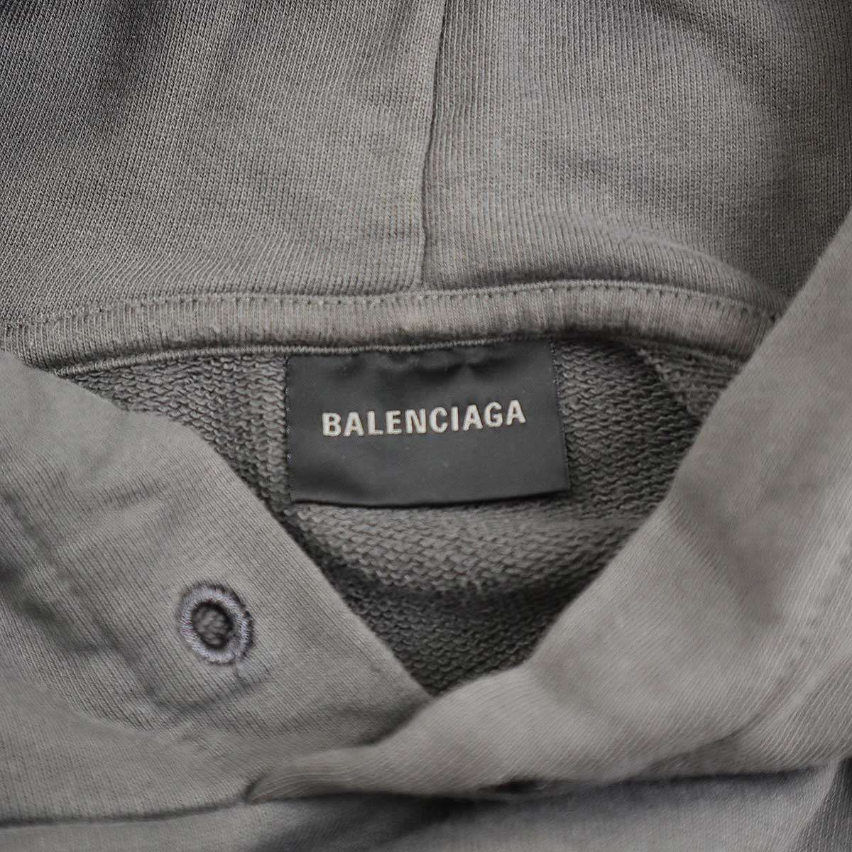 BALENCIAGA バレンシアガ 22AW Medium Fit ロゴ刺繍プルオーバー 