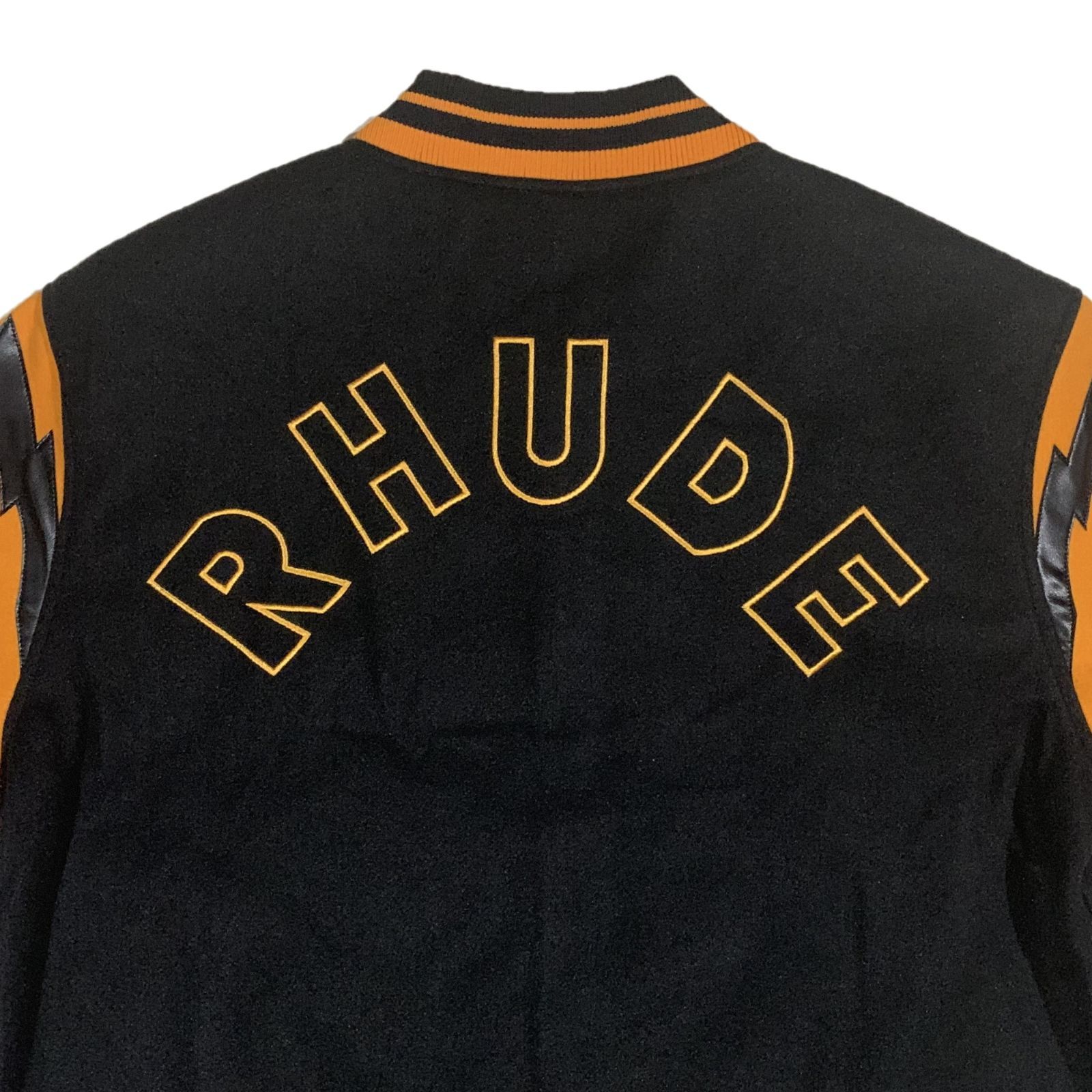 RHUDE ルード ライトニング ボンバージャケット ブラック - メルカリ