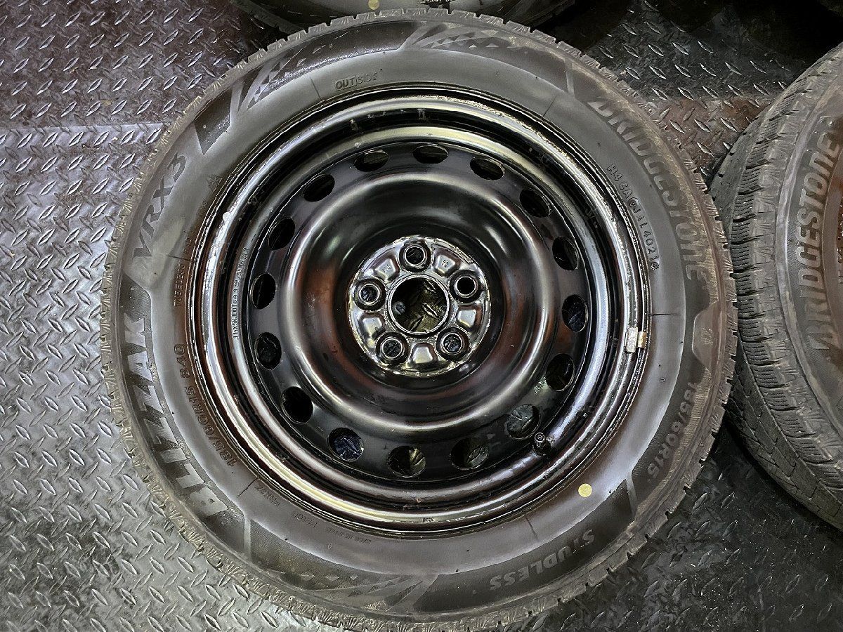 BRIDGESTONE BLIZZAK VRX3 185/60R15】スタッドレス【トヨタ 170