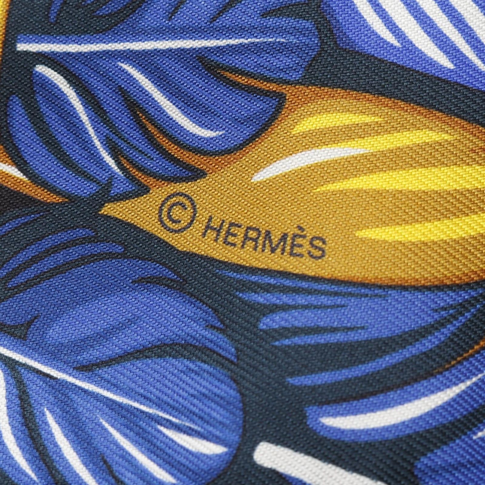 美品！HERMESツイリー DANSE PACIFIQUE エルメス HERMES スカーフ ツイリー Dance Pacifique シルク