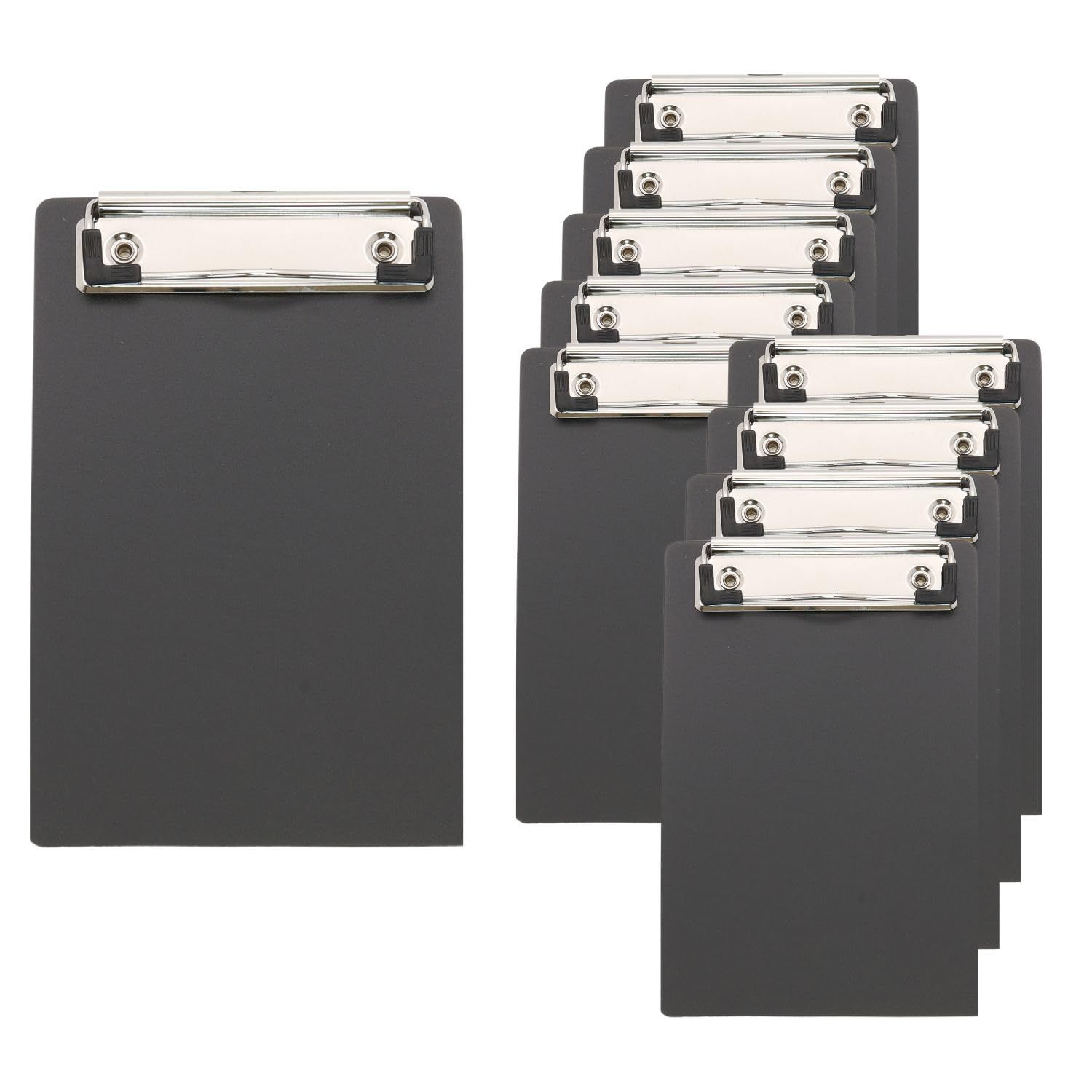 ファビュラス堂 A 6 クリップボード バインダー ミニ サイズ メモ帳 スナップパッド 伝票 下敷き ビジネス バッグ コンパクト 小 ブラック 黒