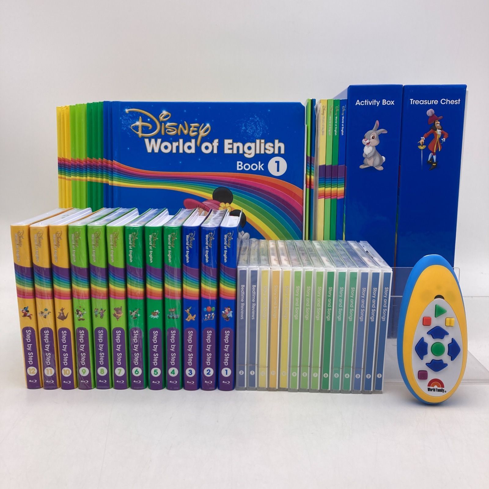 2020年 メインプログラム ブルーレイ 絵本 CD ディズニー英語システム DWE Disney ワールドファミリー 206621