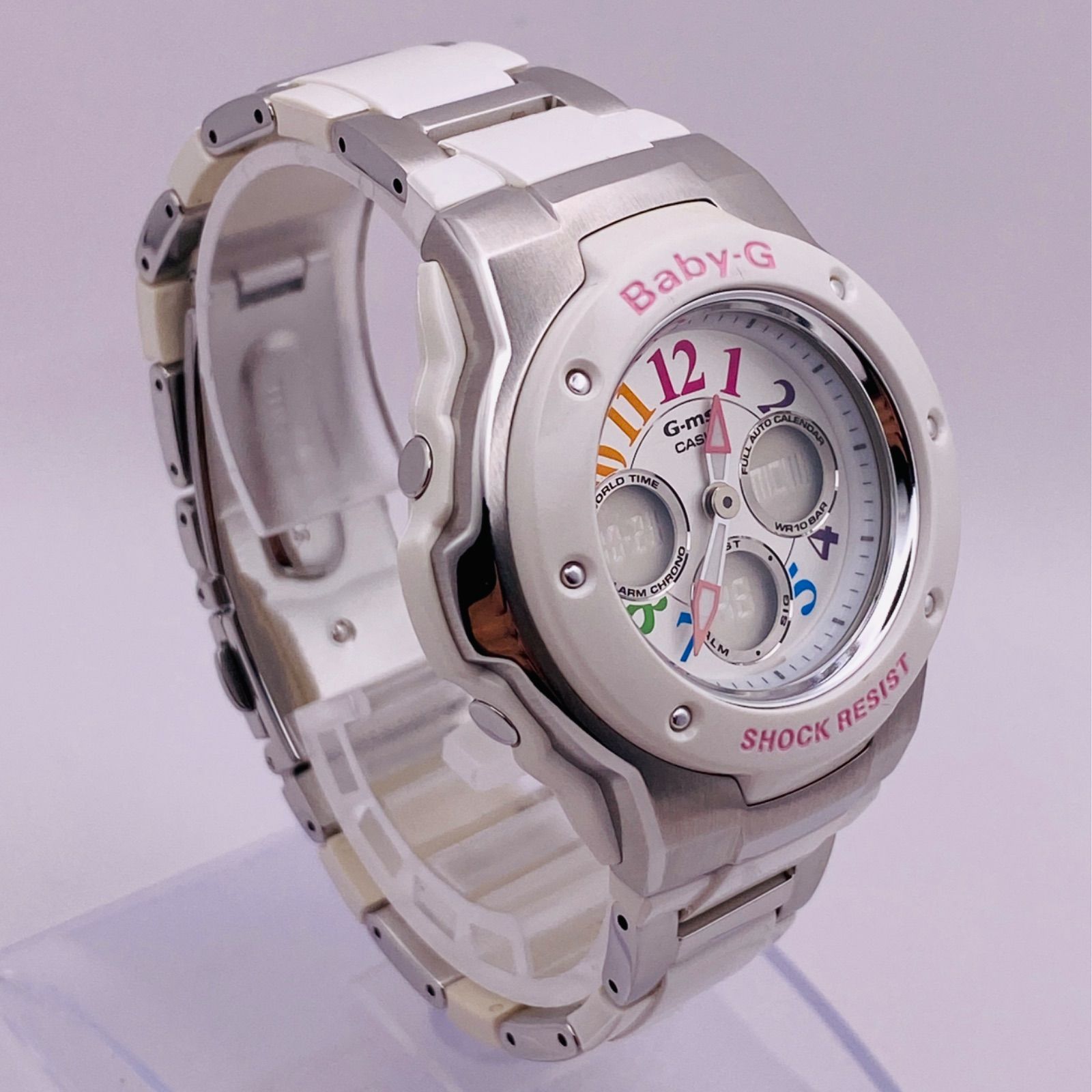 T288）美品 稼動品 CASIO カシオ Baby-G G-ms MSG-302C-7BJF メタル 