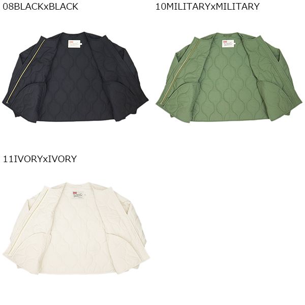 Traditional Weatherwear (トラディショナルウェザーウェア) L232APQCO0378EG ARKLEY ZIP レディースオニオンキルティングジャケット 全3色 TW007 08BLACKxBLACK 32