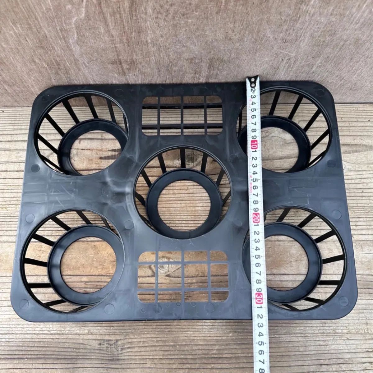 中古資材サンプル】5寸用 5穴 園芸トレー8枚セット 育苗用トレー