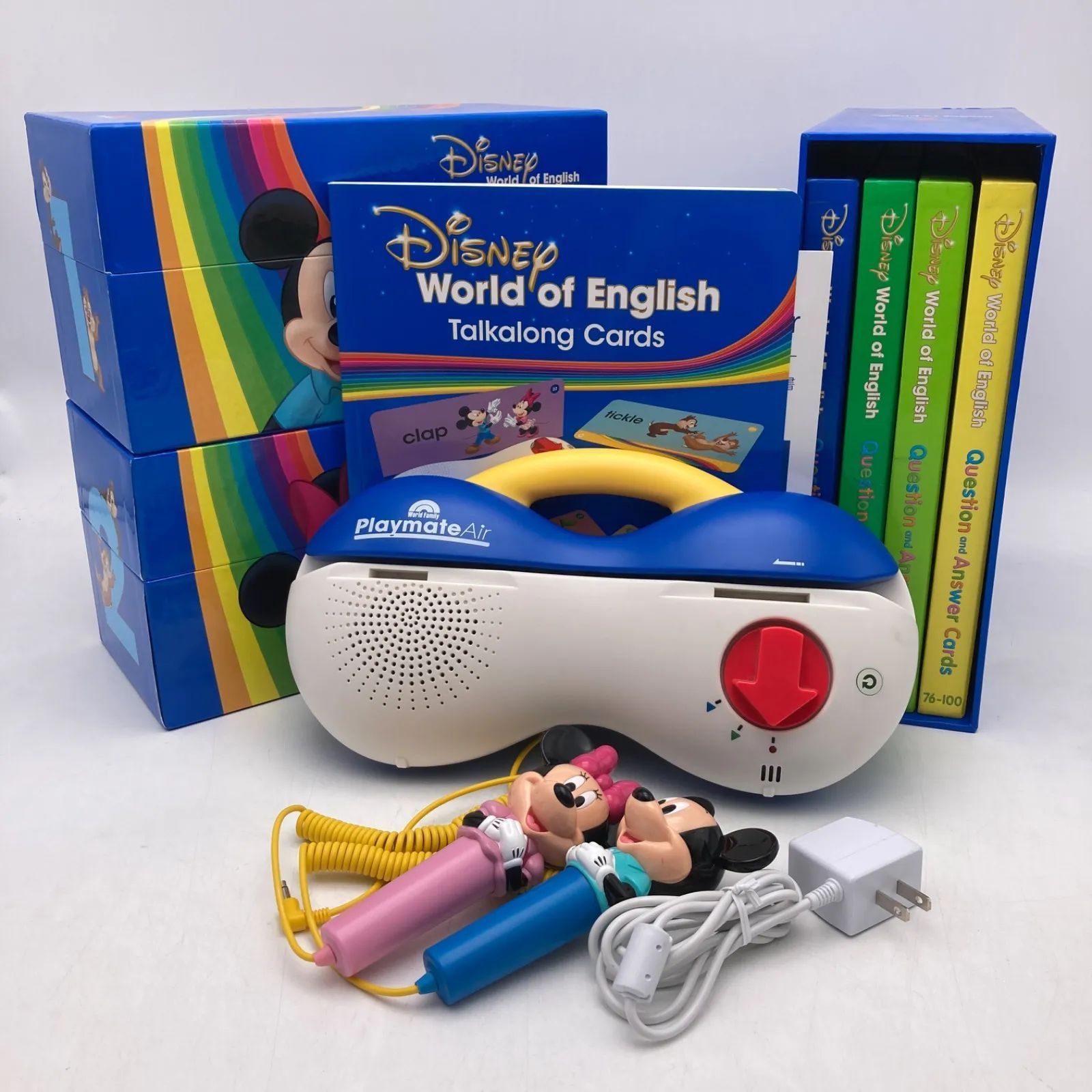 2020年 トークアロングセット Ｑ＆Ａカード プレイメイトエアー ディズニー英語システム DWE Disney ワールドファミリー 400922