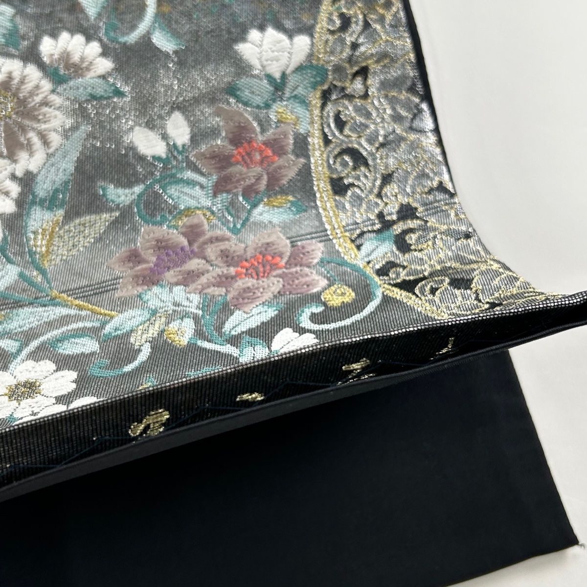 袋帯 美品 秀品 草花 金糸 焦茶色 六通 正絹 【中古】 - メルカリ