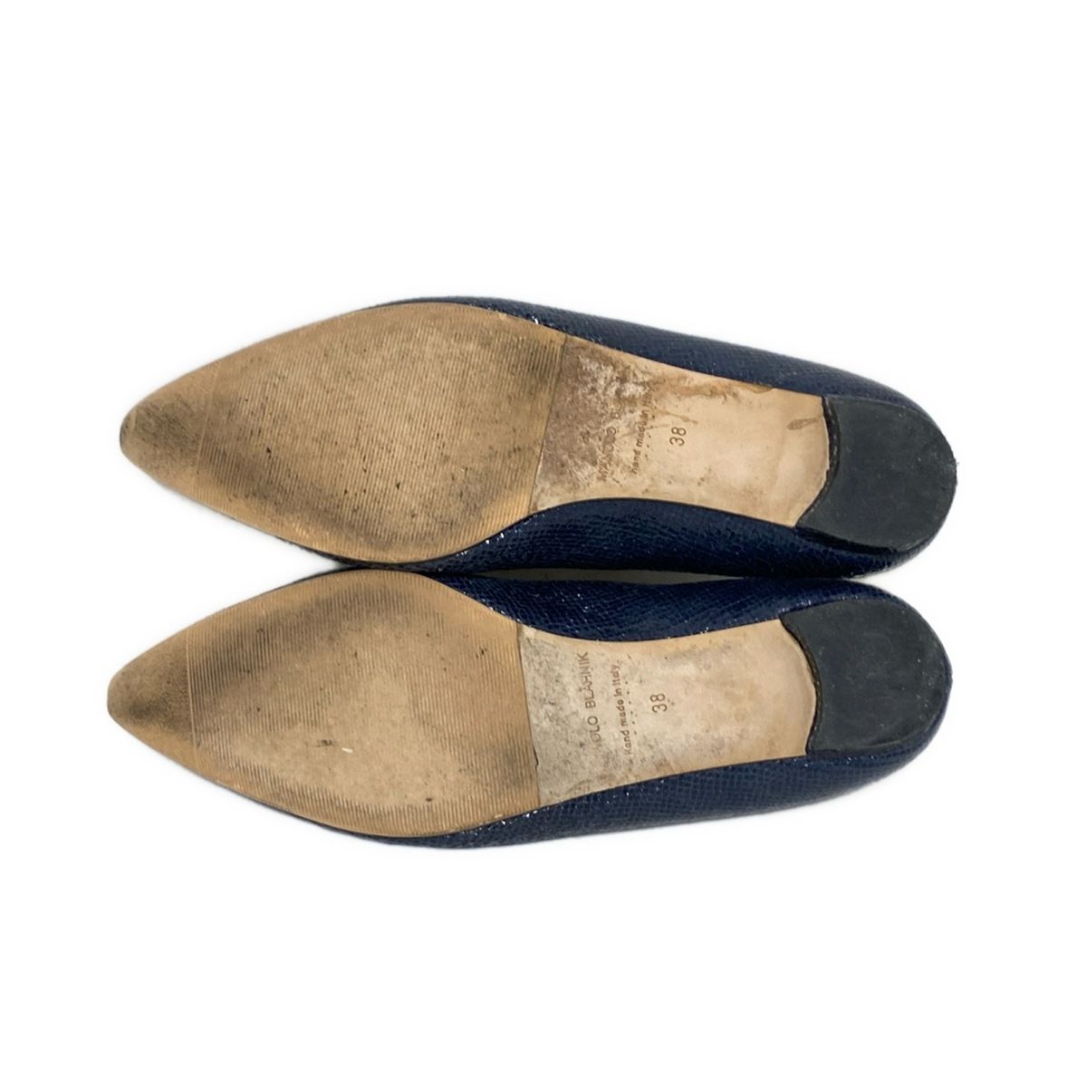 マノロブラニク　リストニー　パンプス38 MANOLO BLAHNIK - マノロブラニク MANOLO BLAHNIK リストニー