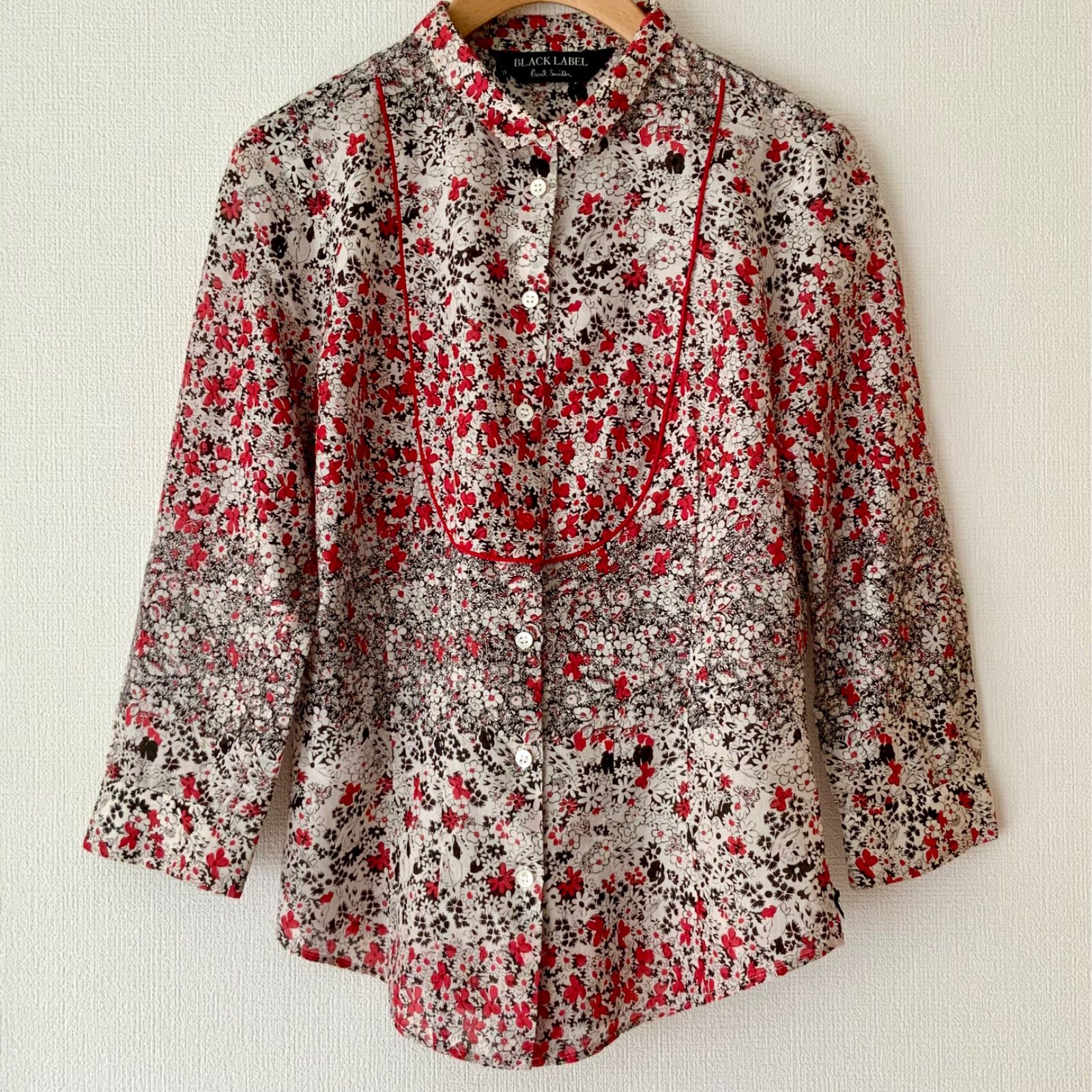 Paul Smith Black Label ポールスミスブラックレーベル】花柄 ブラウス 