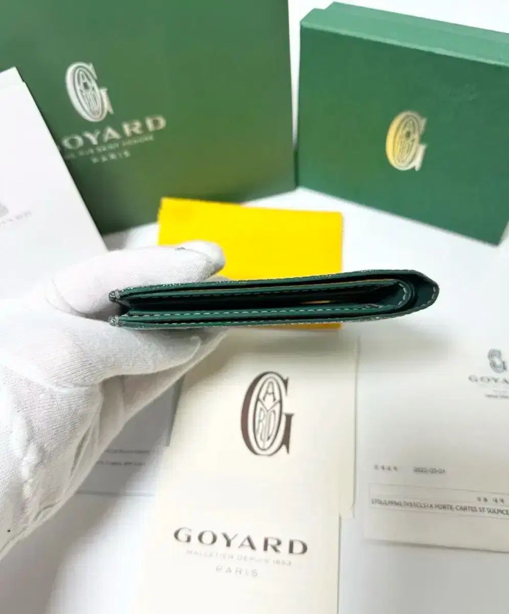 GOYARD Goyard(ゴヤール) ゴヤール ヴィクトワール グリーン 二つ折り