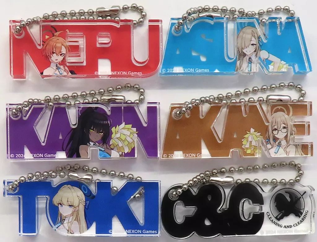 中古】キーホルダー 全6種セット 「ブルーアーカイブ 3.5th 中古】キーホルダー 全6種セット 「ブルーアーカイブ 3.5th