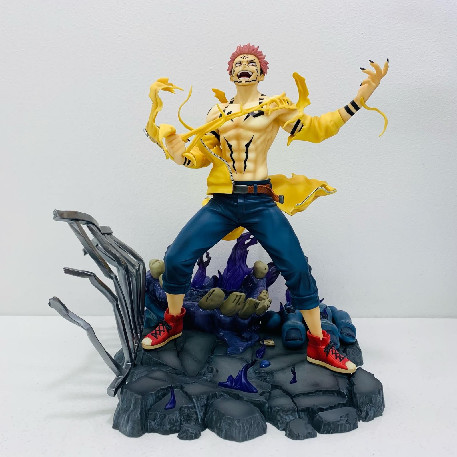 【飾磨店】 中古 フィギュア 呪術廻戦 宿儺 eStream Store限定 1/7PVC製塗装済み完成品 eStream Store限定 【701】 飾磨店】 中古 フィギュア 呪術廻戦 宿儺 eStream Store限定 1