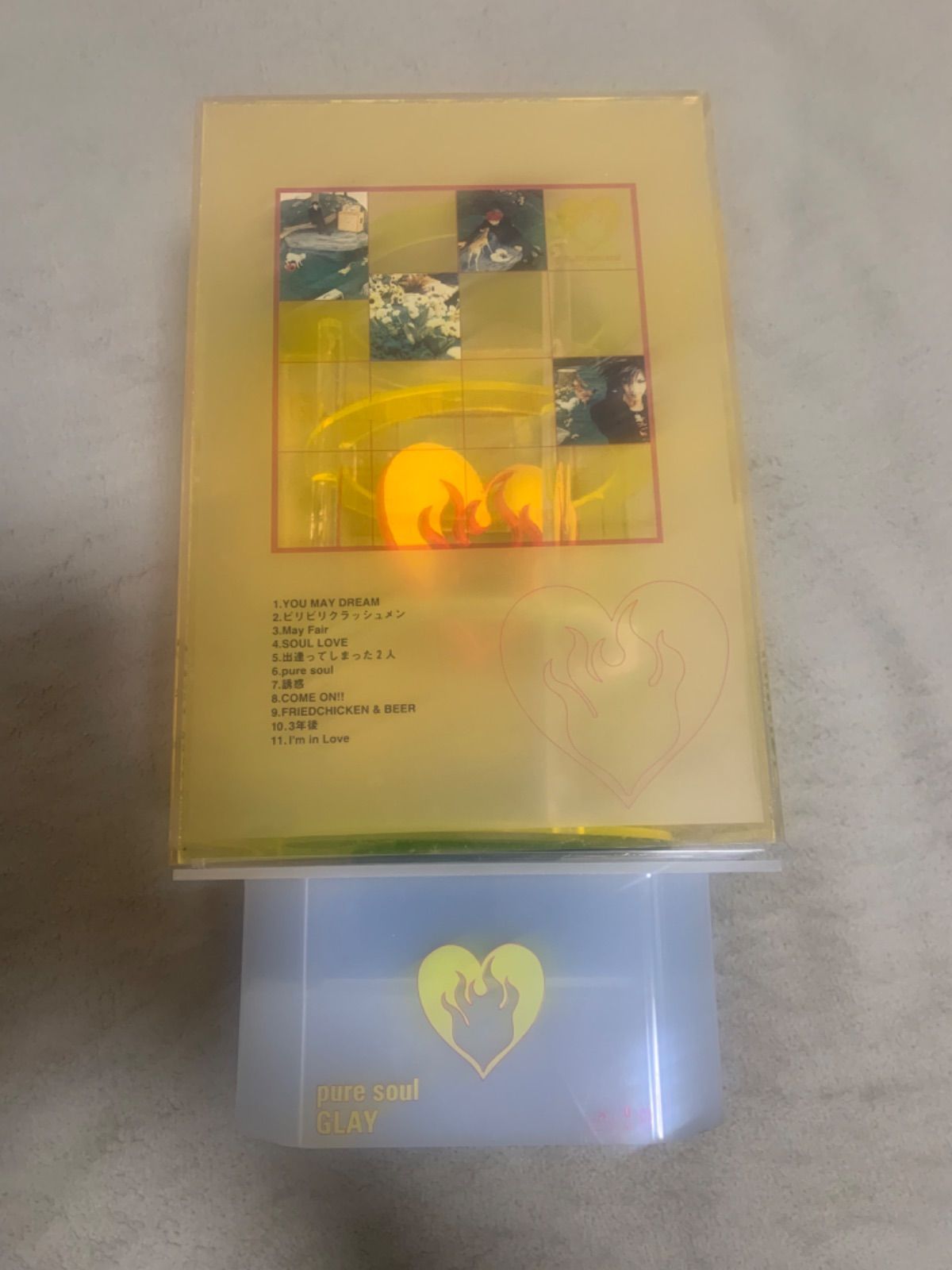 激レア】GLAY グレイ 誘惑 SOULLOVE 販売促進 アクリルオブジェ - 邦楽