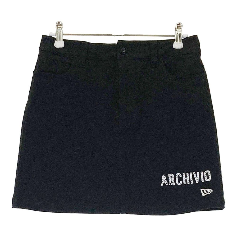 ARCHIVIO アルチビオ　スカート　38 黒 サイズ：38 ARCHIVIO アルチビオ × NEW ERA ストレッチスカート