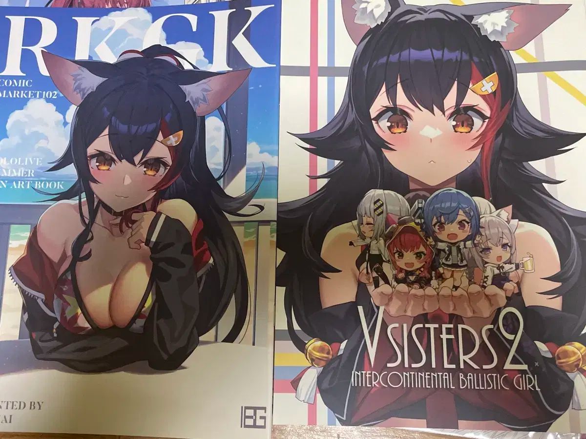 ホロライブ おかみ イラスト ジャーナル 出品