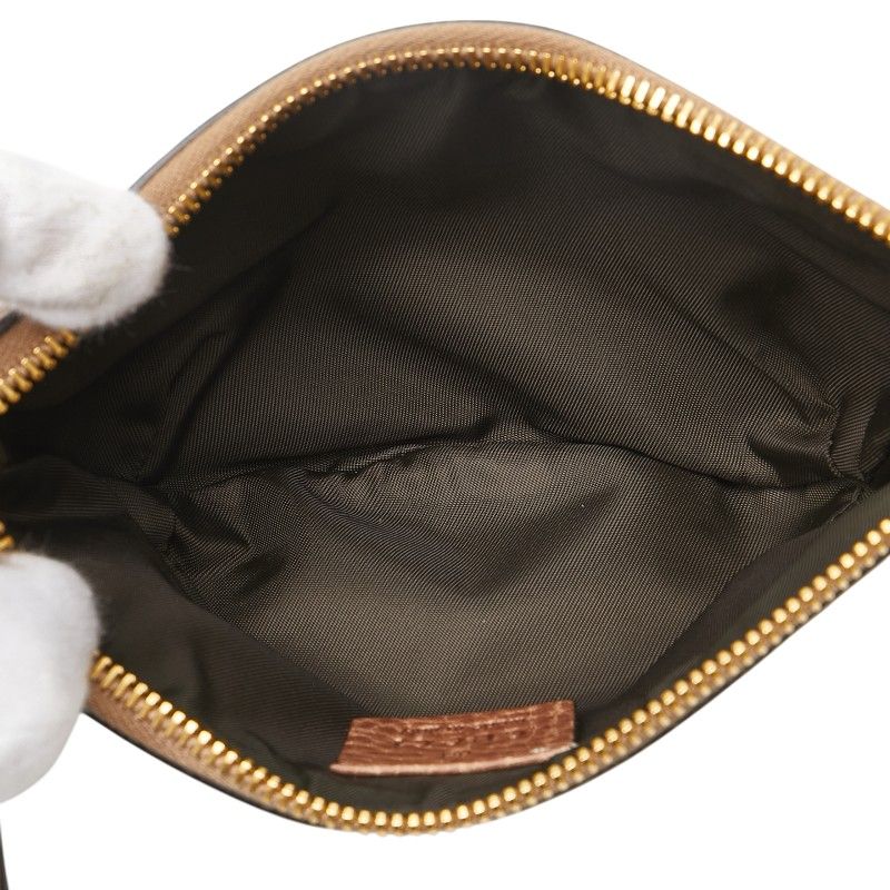 グッチ GGキャンバス バンブー ポーチ 小物入れ 220091 ベージュ  