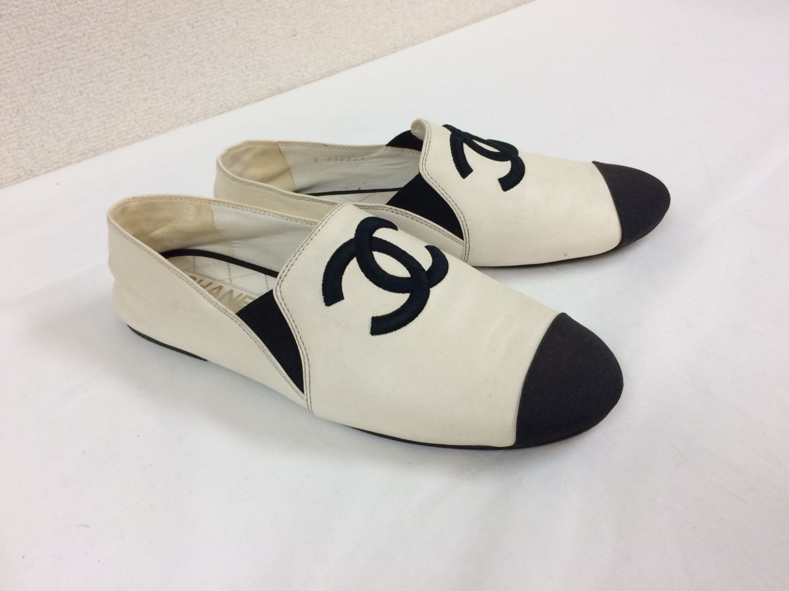 CHANEL シャネル ココマーク フラット シューズ 靴 - メルカリ