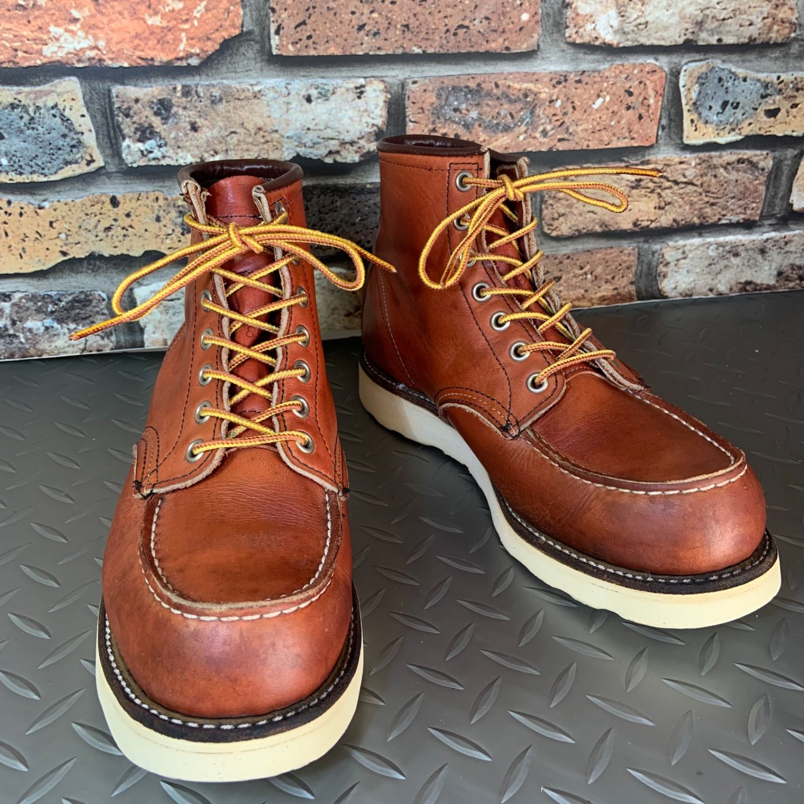 ☆REDWING 8875 四角犬タグ 1998年製 モックトゥワークブーツ