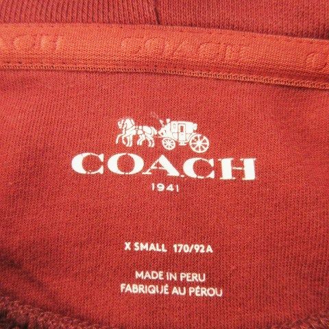 COACH コーチ パーカー 赤 レッド（赤）系 Coach(コーチ) パーカー・フーディ(メンズ
