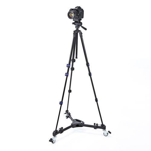  サンワサプライ キャスター付き三脚台 折り畳み式 DG CAM 31 三脚 一脚アクセサリー カメラアクセサリー