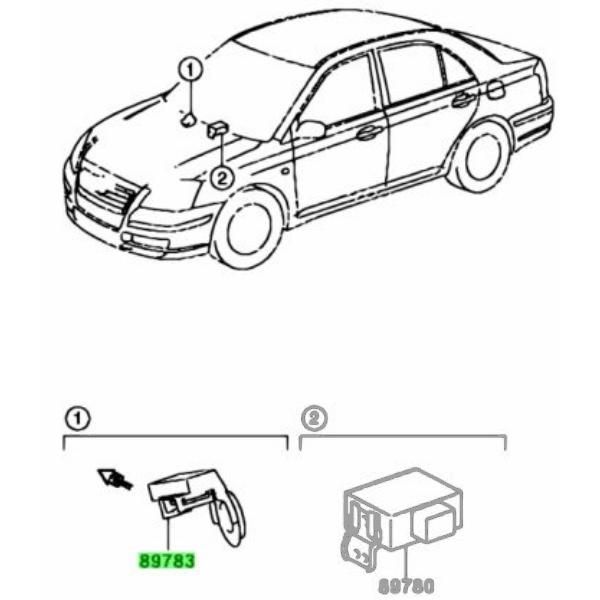 ★トヨタ純正新品★AZT25# アベンシス トランスポンダー キー アンプ Transponder Key Amplifier Avensis TOYOTA