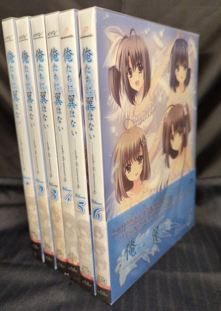 アニメBlu-ray 俺たちに翼はない 初回全6巻 セット 新品 俺