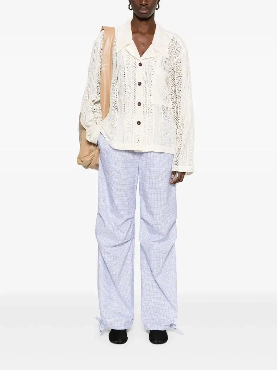 LOW CLASSIC ロウ クラシック ニットシャツ カーディガン